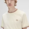 Herren-T-Shirt mit zwei Streifen