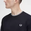 Herren-T-Shirt mit zwei Streifen
