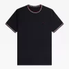 Herren-T-Shirt mit zwei Streifen