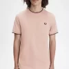 Herren-T-Shirt mit zwei Streifen
