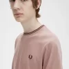 Herren-T-Shirt mit zwei Streifen