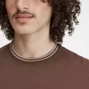 Herren-T-Shirt mit zwei Streifen