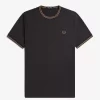 Herren-T-Shirt mit zwei Streifen