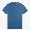 Herren-T-Shirt mit zwei Streifen
