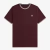 Herren-T-Shirt mit zwei Streifen