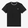 Herren-T-Shirt mit zwei Streifen