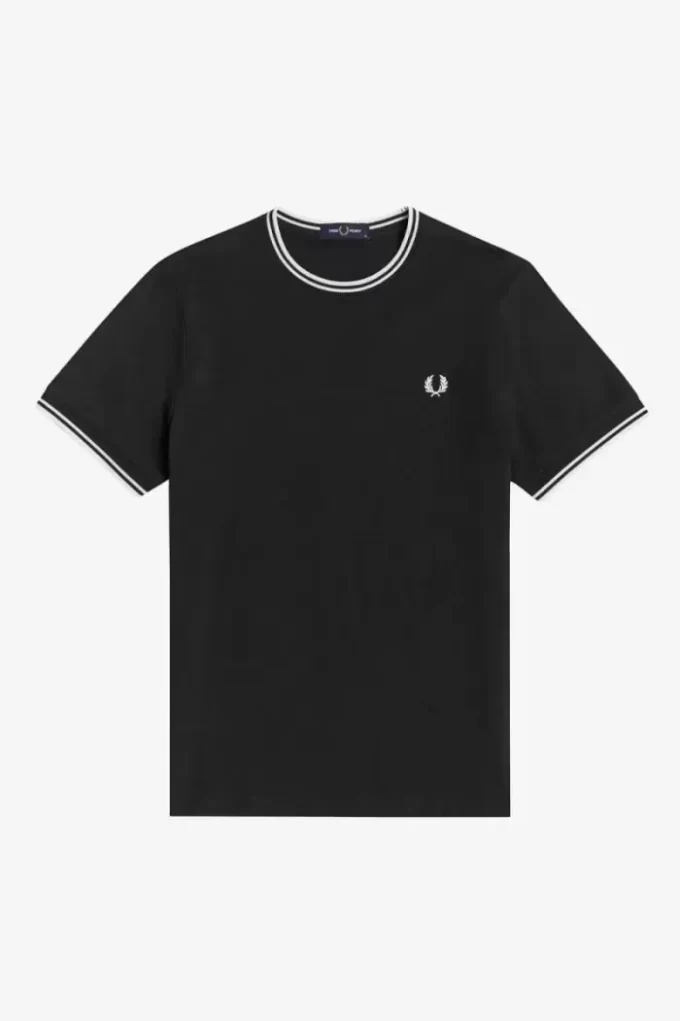 Herren-T-Shirt mit zwei Streifen