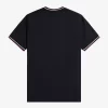 Herren-T-Shirt mit zwei Streifen
