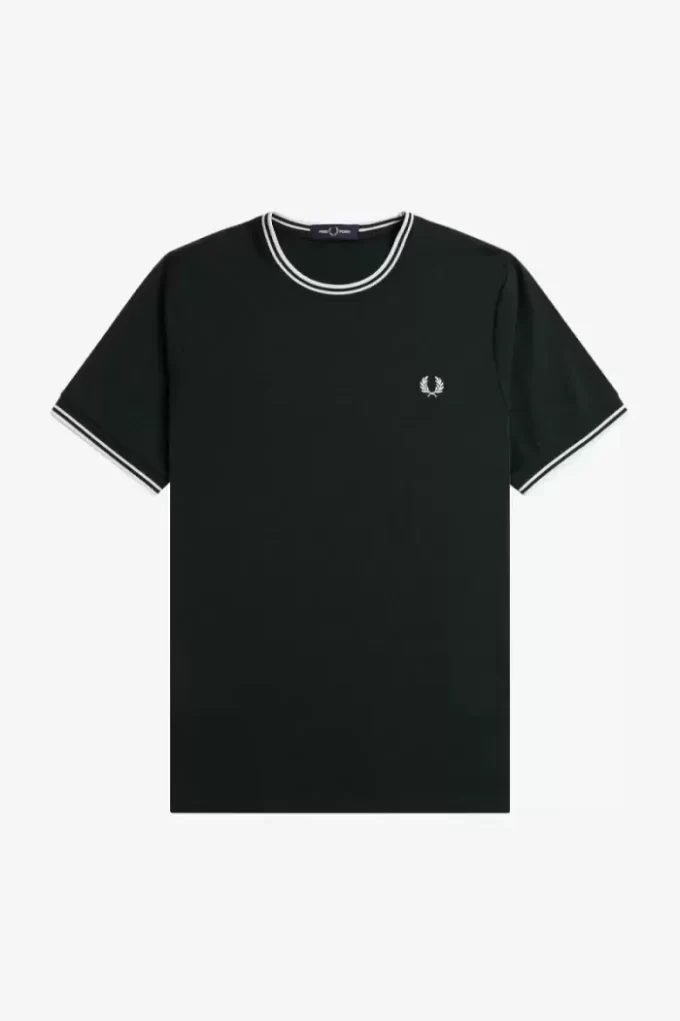 Herren-T-Shirt mit zwei Streifen