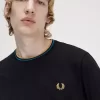 Herren-T-Shirt mit zwei Streifen
