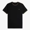 Herren-T-Shirt mit zwei Streifen