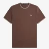 Herren-T-Shirt mit zwei Streifen