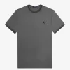 Herren-T-Shirt mit zwei Streifen