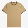 Herren-T-Shirt mit zwei Streifen