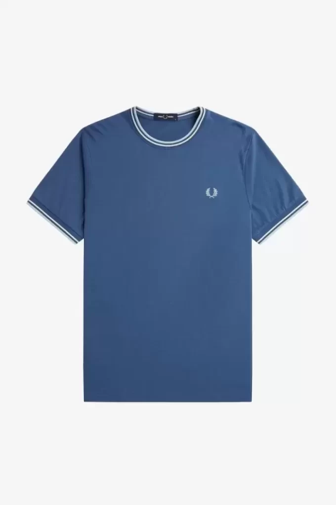 Herren-T-Shirt mit zwei Streifen