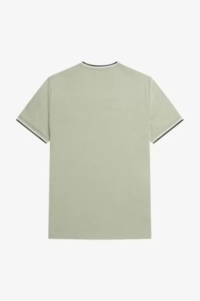 Herren-T-Shirt mit zwei Streifen