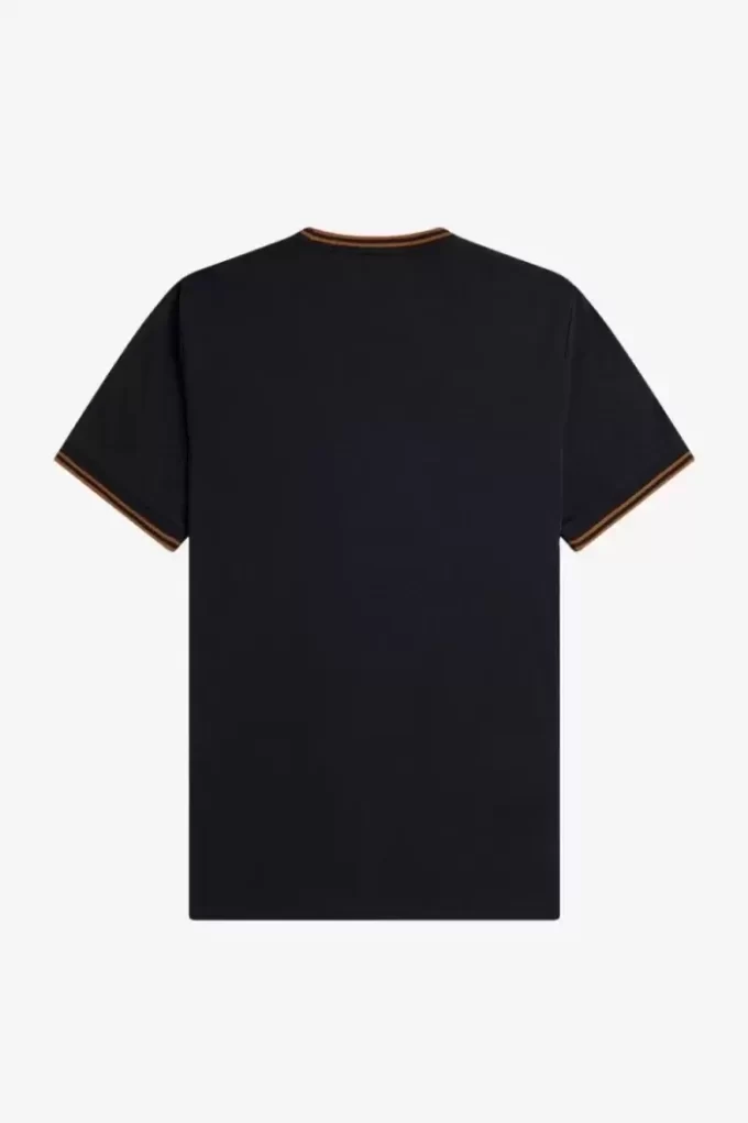 Herren-T-Shirt mit zwei Streifen
