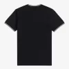 Herren-T-Shirt mit zwei Streifen