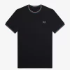 Herren-T-Shirt mit zwei Streifen
