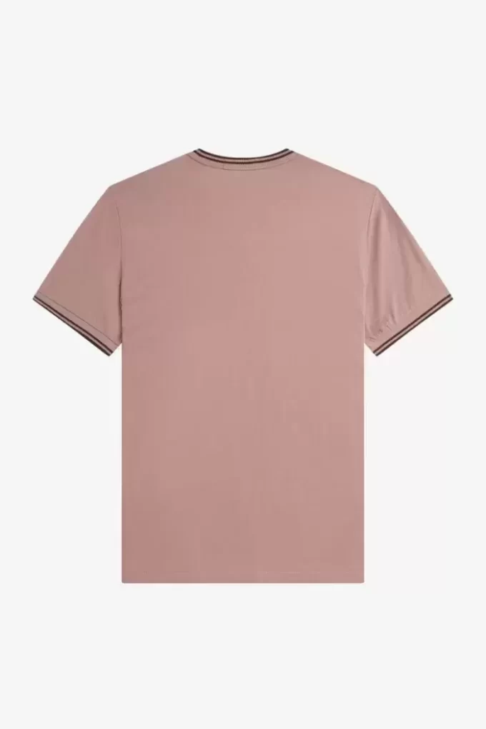 Herren-T-Shirt mit zwei Streifen