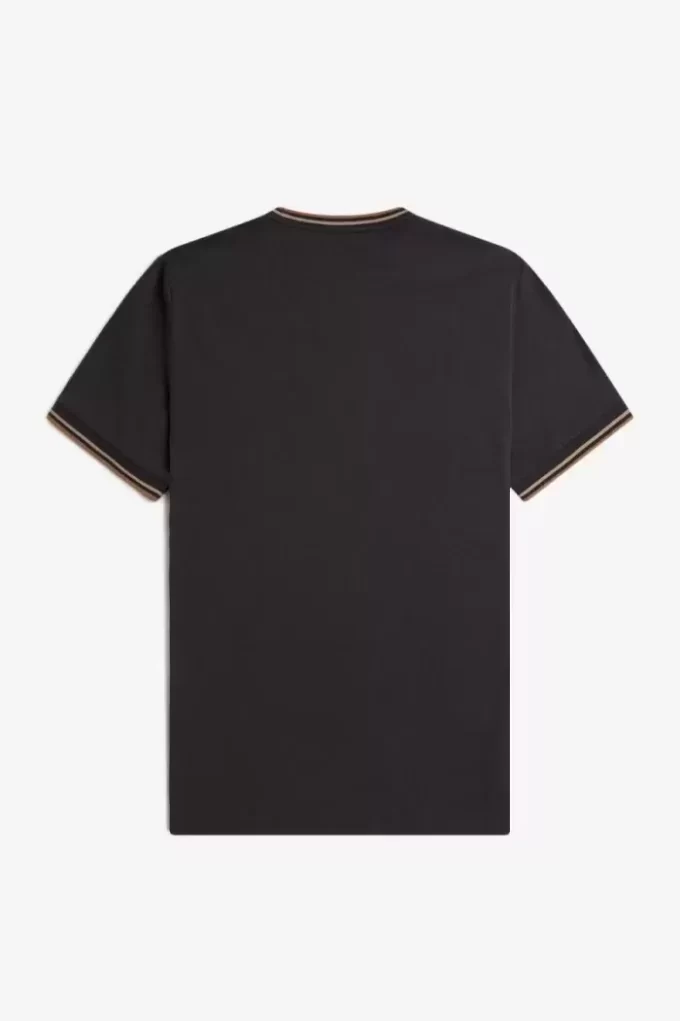 Herren-T-Shirt mit zwei Streifen