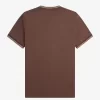 Herren-T-Shirt mit zwei Streifen