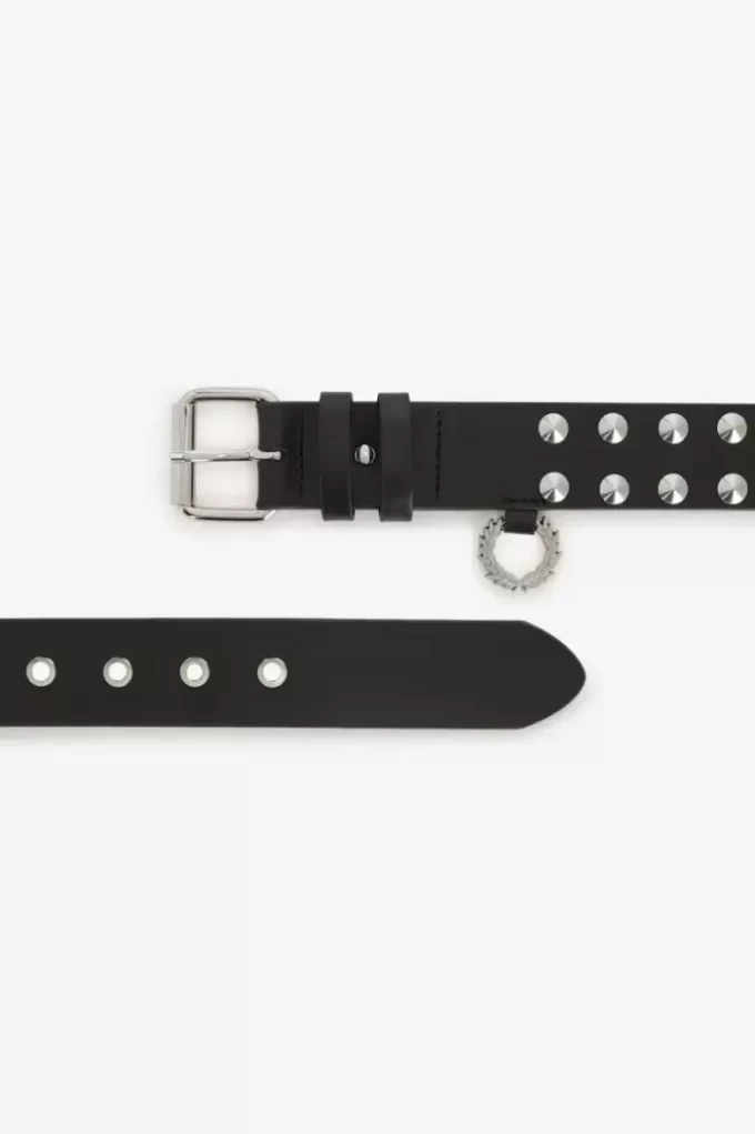 Herrengürtel aus Leder mit Nieten