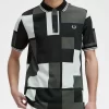 Herrenhemd mit Pixel-Print