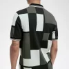 Herrenhemd mit Pixel-Print
