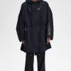 Herrenparka mit bedrucktem Patch