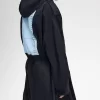 Herrenparka mit bedrucktem Patch