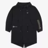 Herrenparka mit bedrucktem Patch