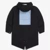 Herrenparka mit bedrucktem Patch
