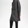 Herrenparka mit geradem Saum