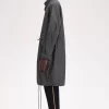 Herrenparka mit geradem Saum