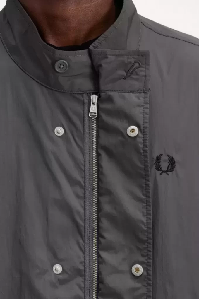 Herrenparka mit geradem Saum