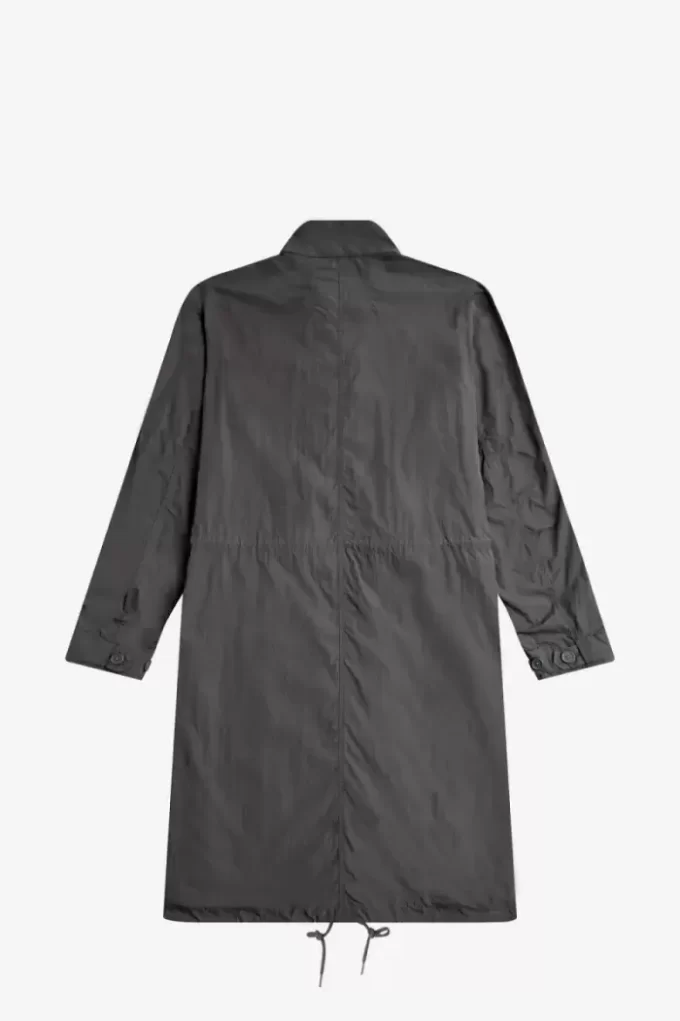 Herrenparka mit geradem Saum