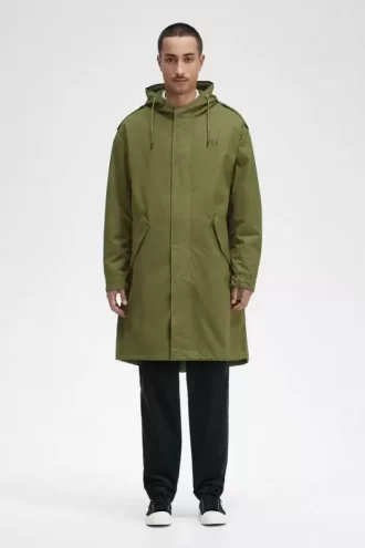 Herrenparka mit Kunstfellfutter