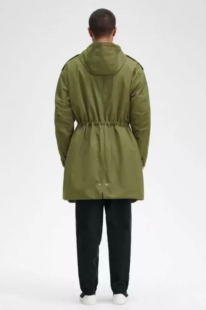 Herrenparka mit Kunstfellfutter