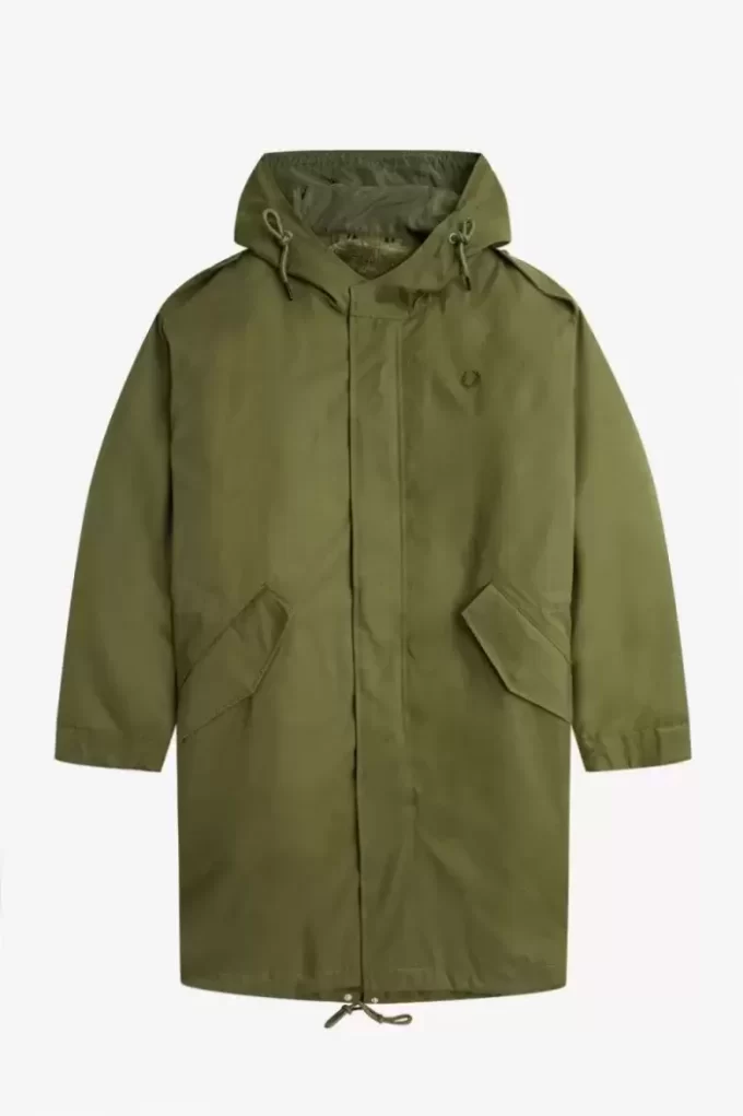 Herrenparka mit Kunstfellfutter