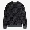 Herrenpullover mit Blockgrafik