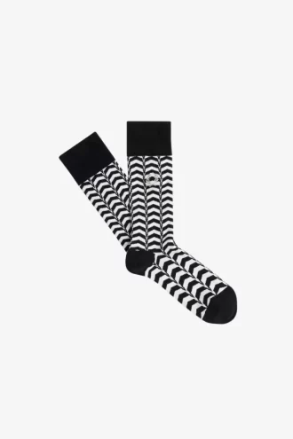 Herrensocken mit abstraktem Druck