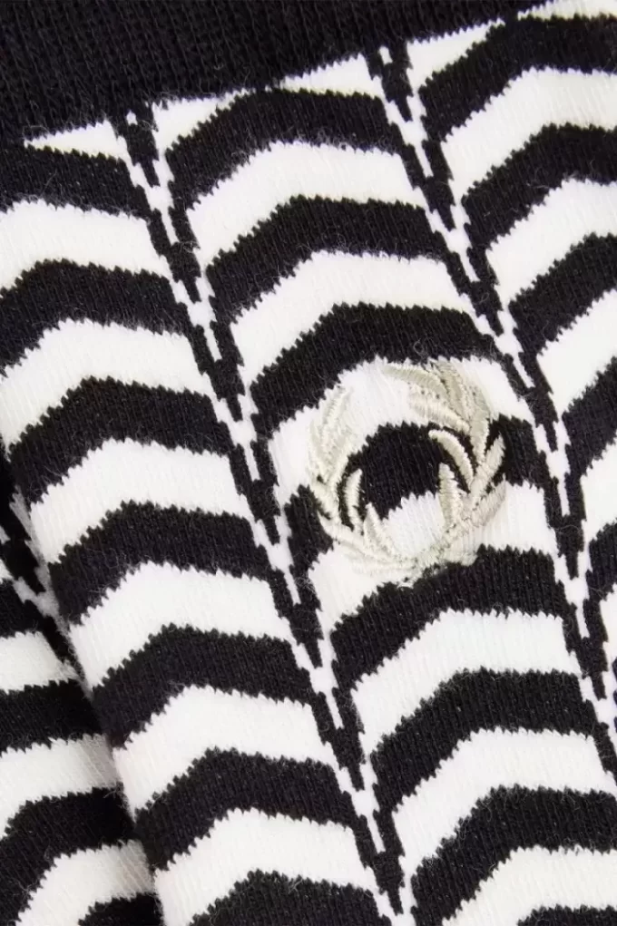 Herrensocken mit abstraktem Druck