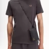 Herrentaschen mit Lanyard aus geknittertem Nylon