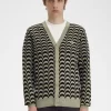 Jacquard-Cardigan für Herren