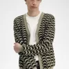 Jacquard-Cardigan für Herren