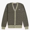 Jacquard-Cardigan für Herren