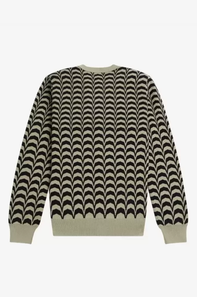Jacquard-Cardigan für Herren