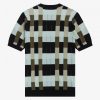 Jacquard-Strick-T-Shirts