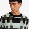Jacquard-Strick-T-Shirts